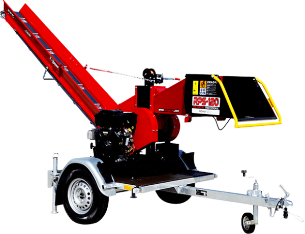 Cipparore benzina con nastro Remet RPS-120 Rimorchio