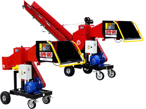 Cippatore elettrico nastro Remet RPE-120